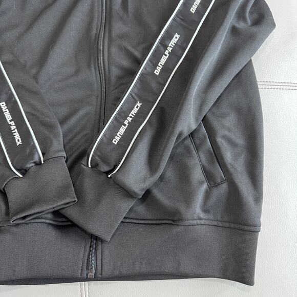 Daniel Patrick Men's XS/S NWT BNWT AW18 Track Light Blue Black Jacket - Picture 4 of 8